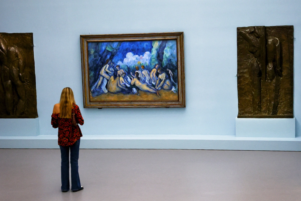 Поль Сезанн. Большие купальщицы. 1894