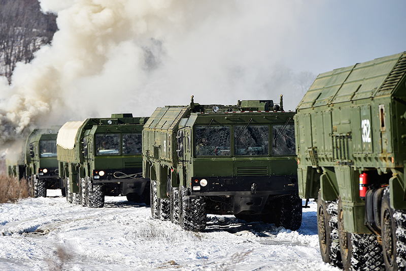 Тренировка ракетных и&nbsp;артиллерийских подразделений


