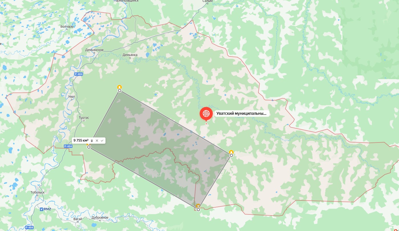 Вероятная территория падения элементов ракеты.