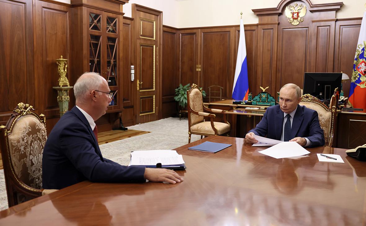 Кирилл Дмитриев и Владимир Путин