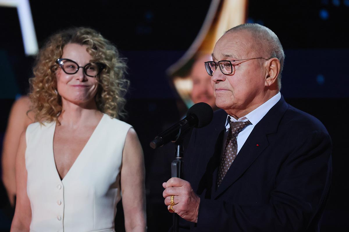 Андрей Кончаловский и актриса Юлия Высоцкая