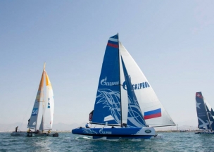 Gazprom Team Russia завоевывает первую победу в Extreme Sailing Series