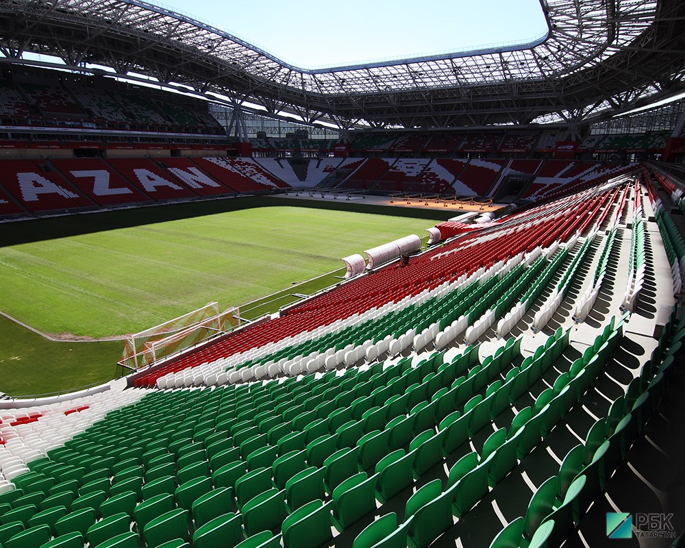 Поле стадиона Казань-Арена оправилось от вируса.