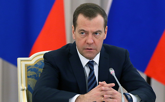 Председатель правительства России Дмитрий Медведев


