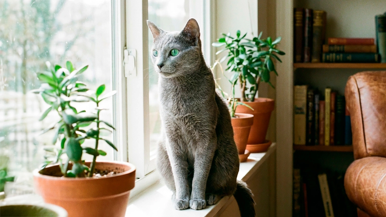 Русская голубая кошка