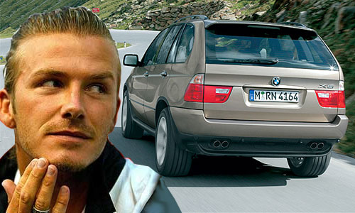 У Дэвида Бекхэма угнали BMW X5