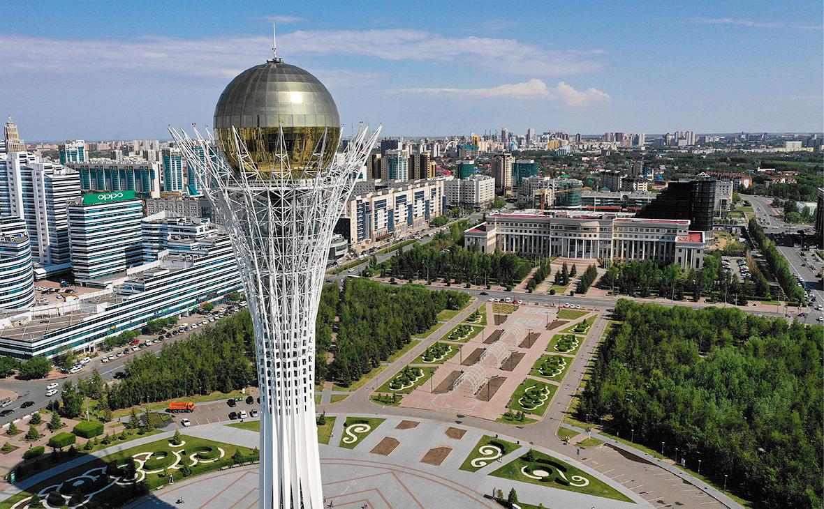 Вид на здание МИД Казахстана