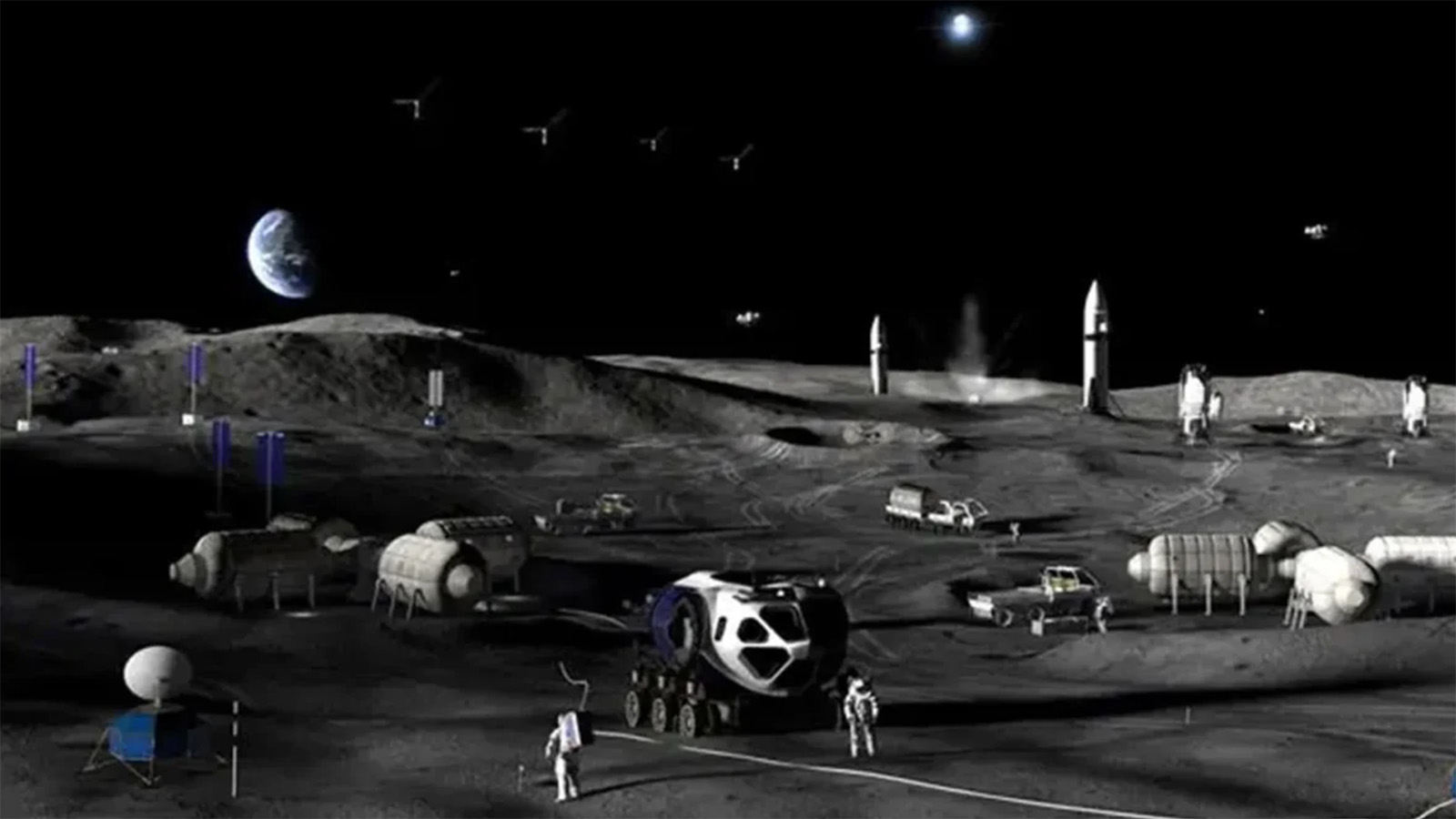 Концепция базы на Луне