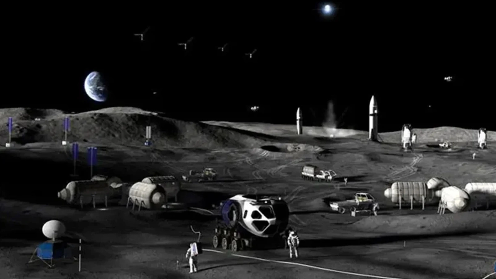 Концепция базы на Луне