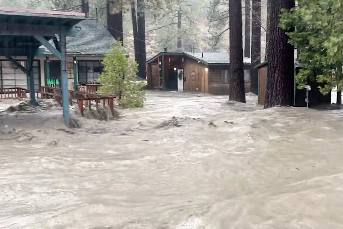 Последствия шторма в Калифорнии, 25 декабря 2025 года