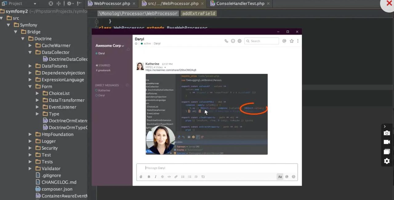 У приложения ScreenRec простой и понятный интерфейс