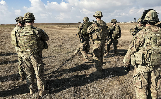 Американские солдаты к северу от Мосула, Ирак


