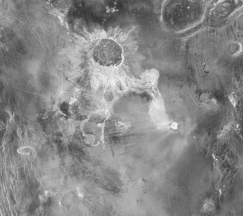 Снимок поверхности Венеры