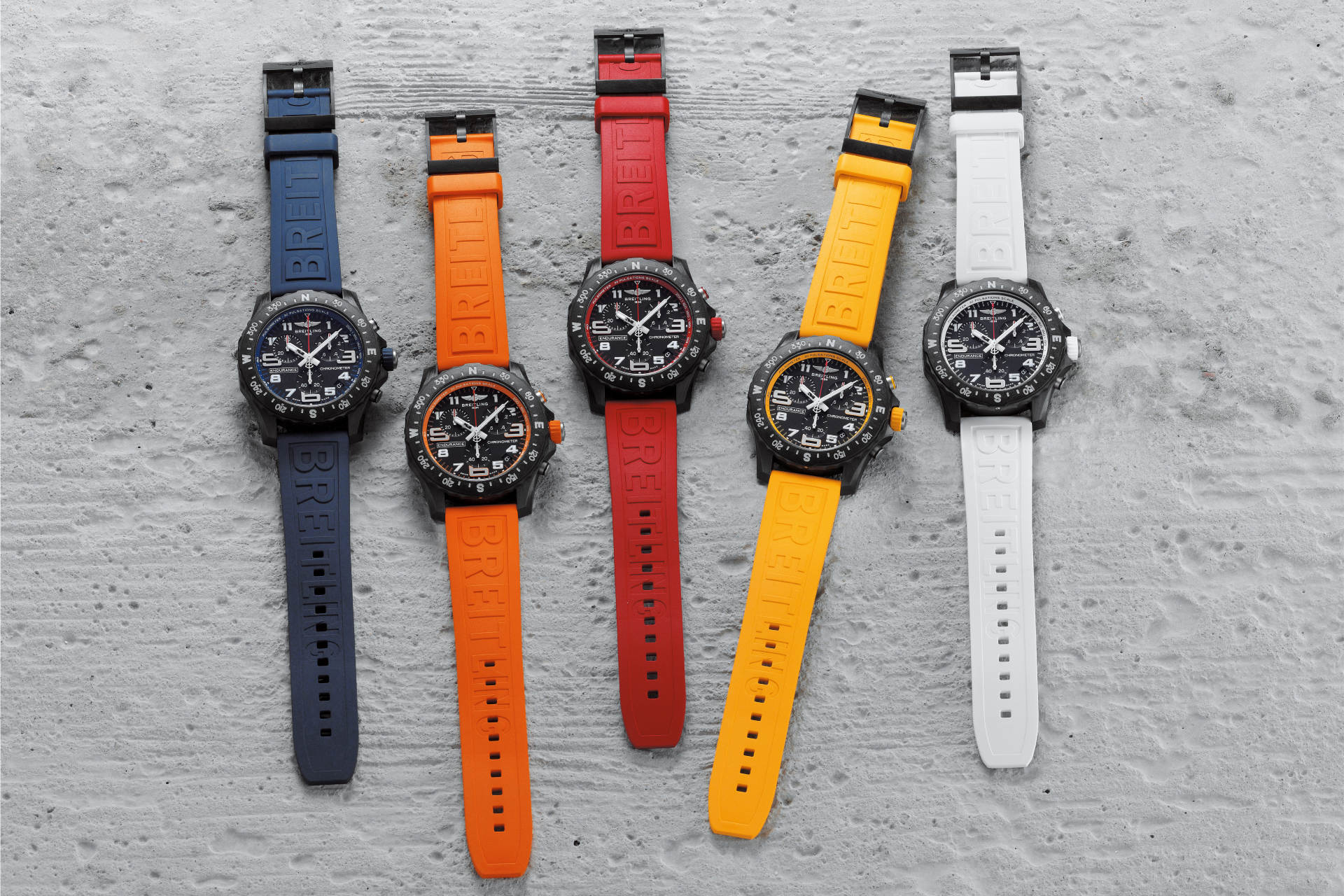 Часы Endurance PRO с цветными ремешками, Breitling