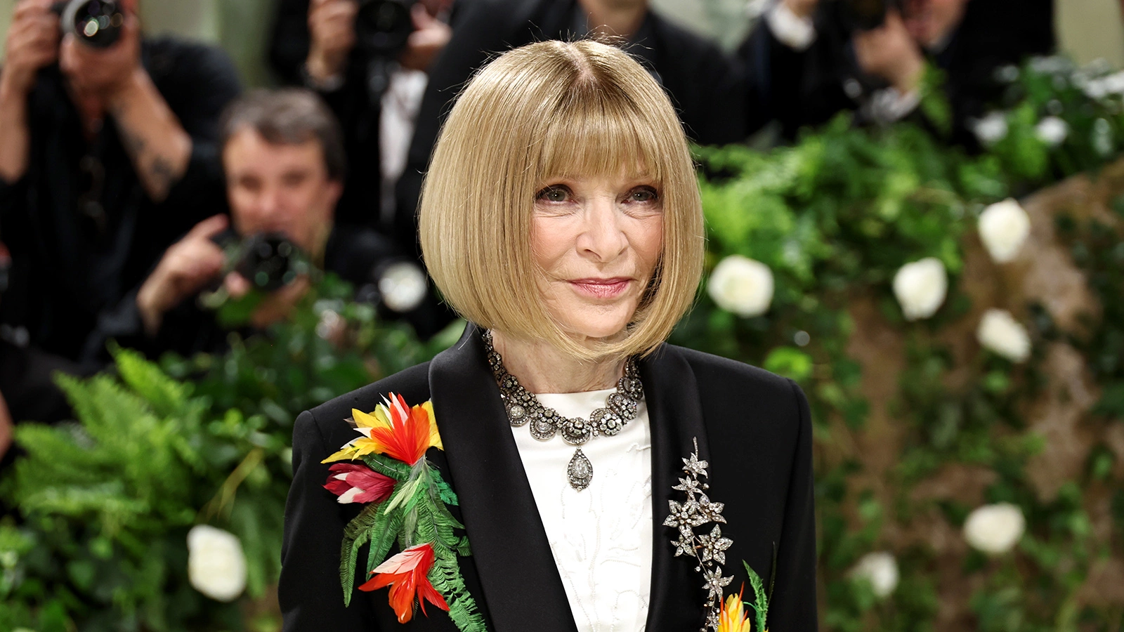 Анна Винтур на благотворительном балу Met Gala в 2024 году