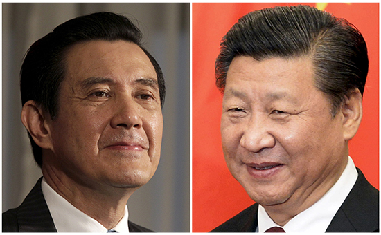 Президент Тайваня Ма Инцзю и&nbsp;лидер КНР Си Цзиньпин