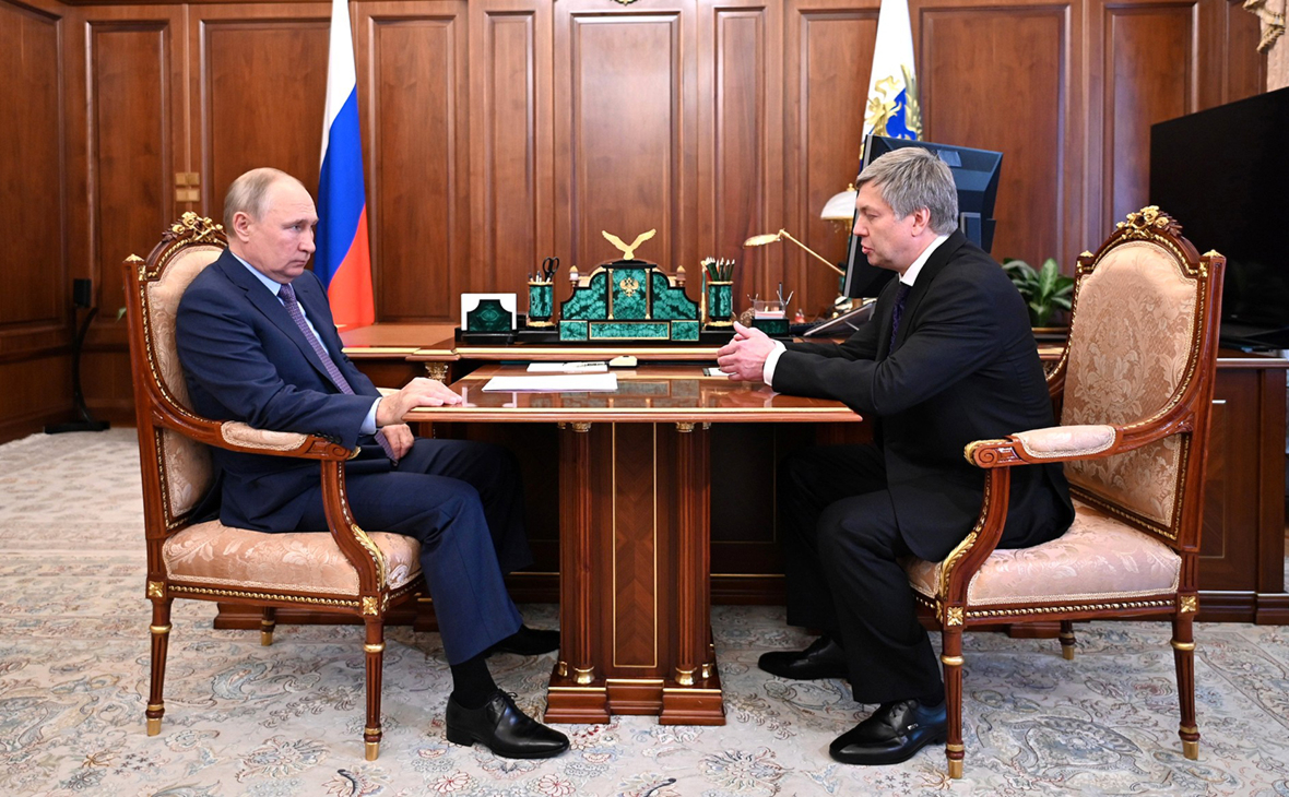 Владимир Путин и Алексей Русских