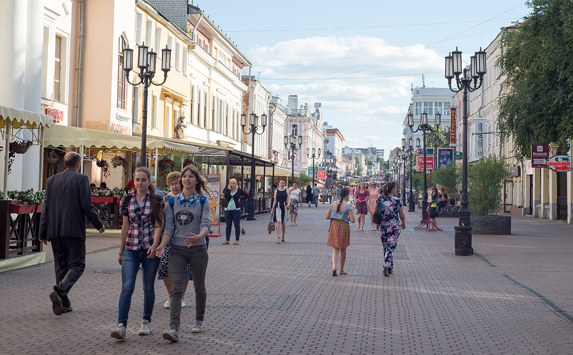 Большая Покровская улица в&nbsp;Нижнем Новгороде