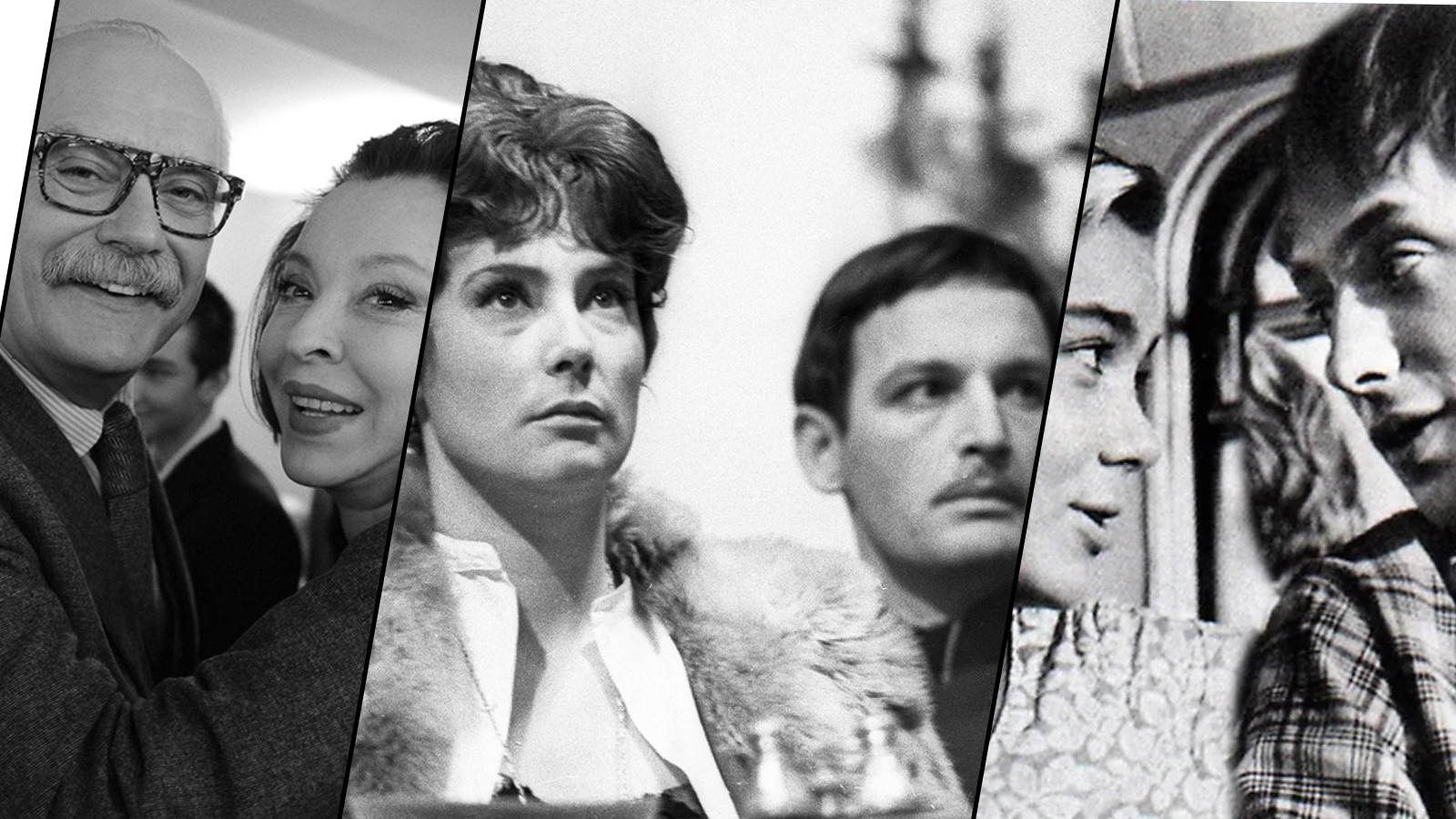 Никита Михалков и Анастасия Вертинская. Татьяна Самойлова и Василий Лановой. Нина Дорошина и Олег Даль