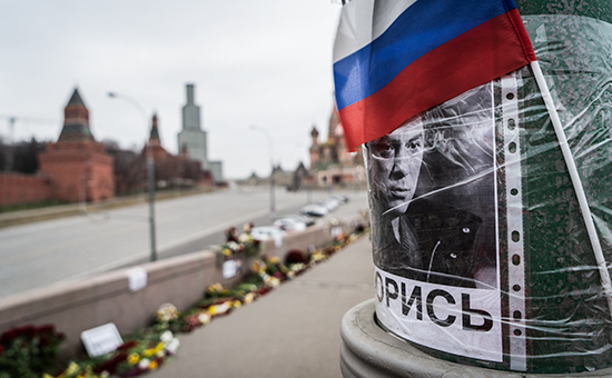 Место гибели Бориса Немцова. Архивное фото