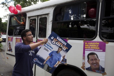 Предвыборная кампания в Венесуэле: Чавес против Каприлеса