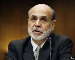 Б.Бернанке: Экономике США все еще требуется поддержка властей