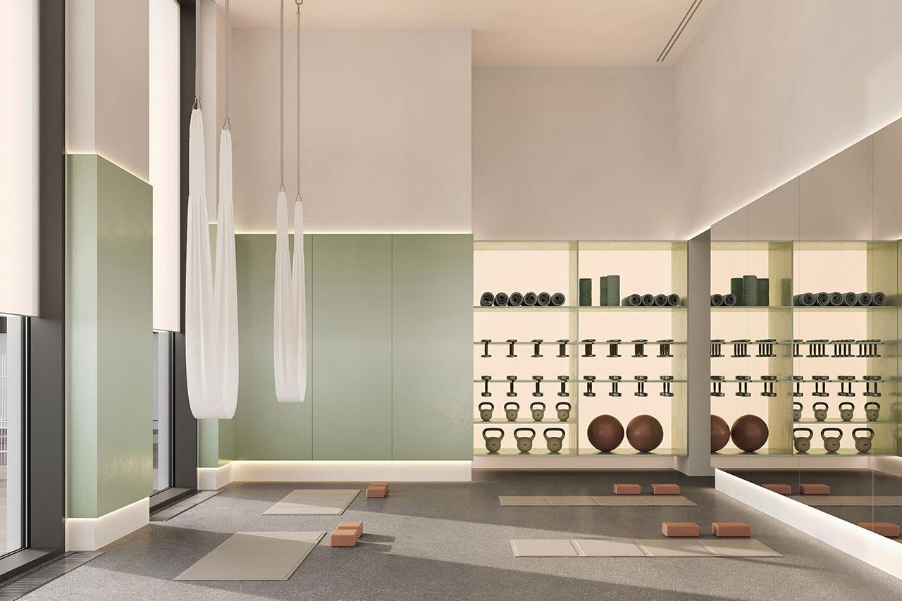 Зона для занятий спортом&nbsp;