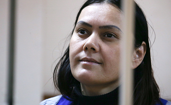 Гражданка Узбекистана Гюльчехра Бобокулова в Пресненском суде


