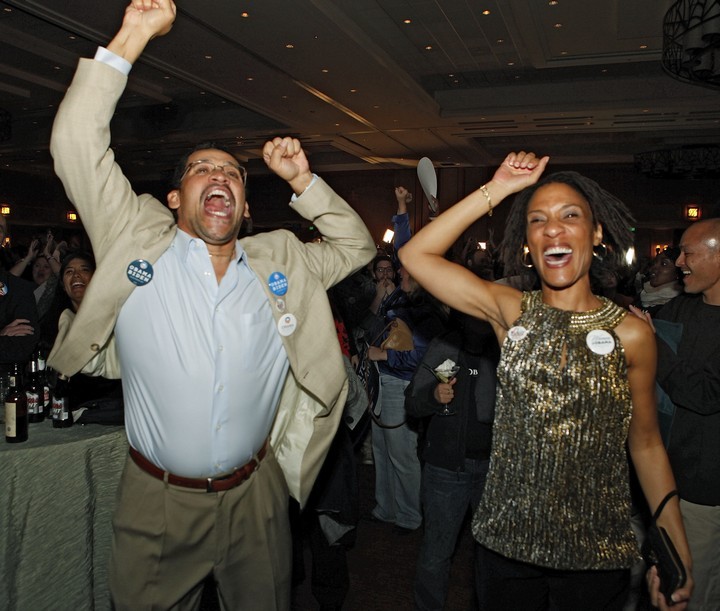 Как американцы празднуют победу Барака Обамы