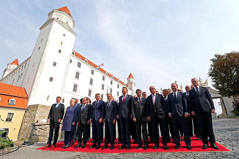 Лидеры стран ЕС на&nbsp;саммите в&nbsp;Братиславе, 16 сентября 2016 года
