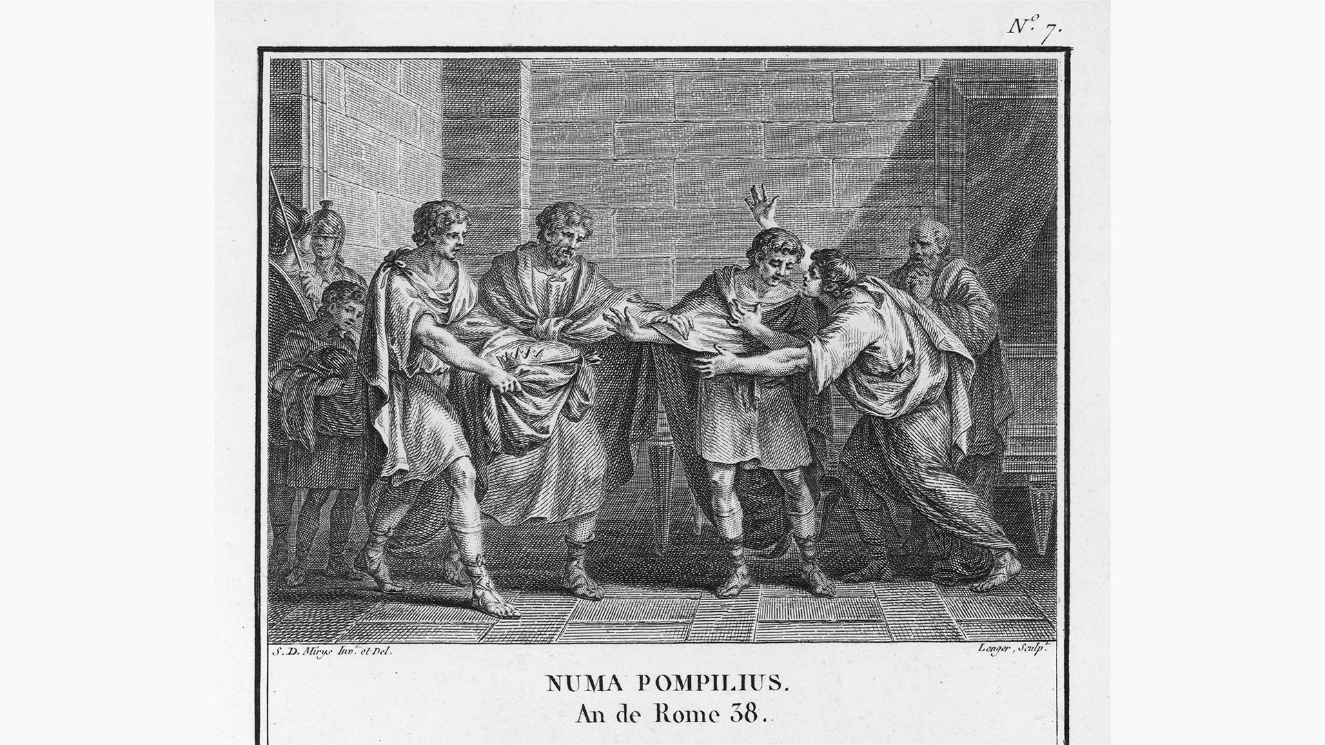 <p>По легенде, после Ромула Римом правил Нума Помпилий. К власти он пришел в 715 году до н. э.</p>