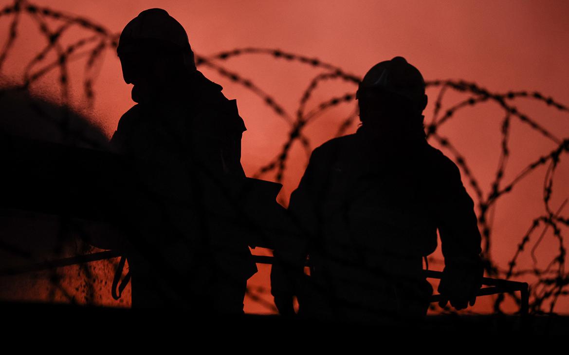 Пожар начался на территории Пресненского суда в Москве