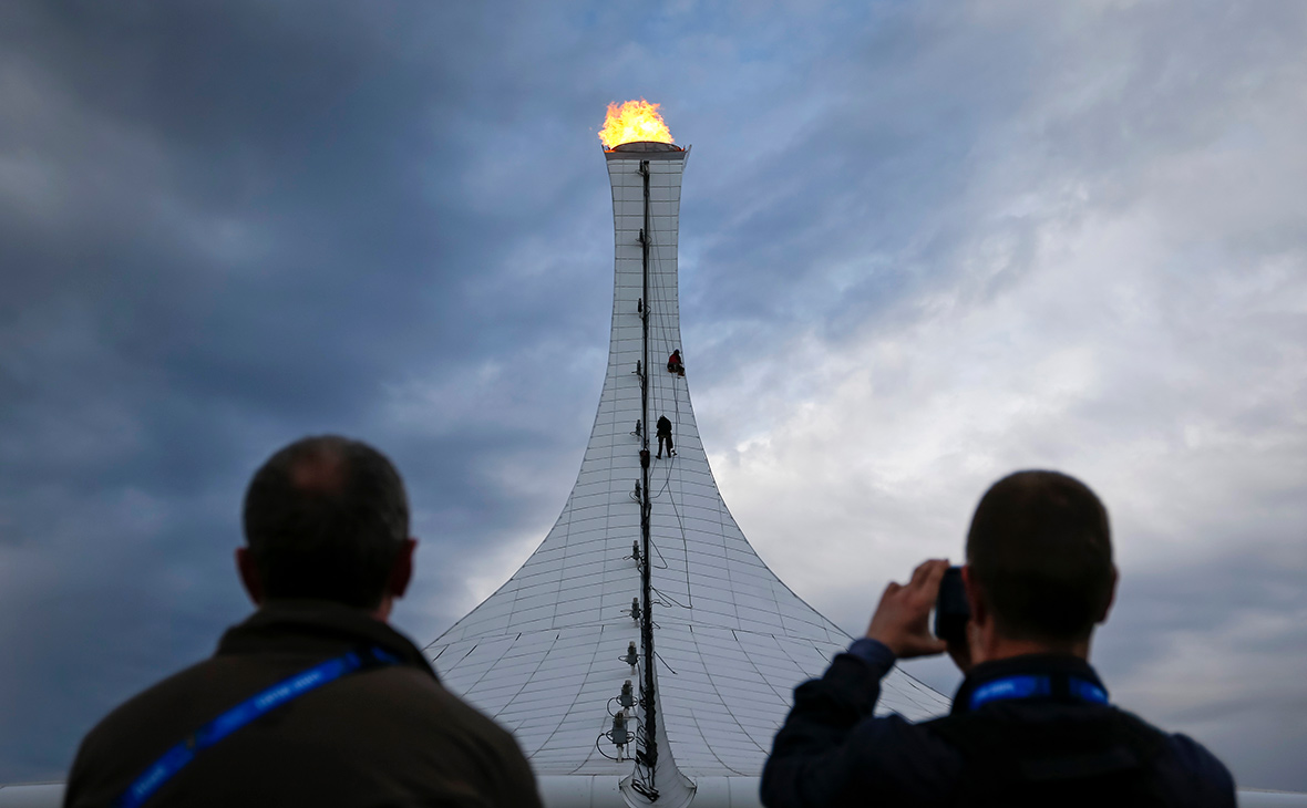 Олимпийский огонь в Сочи


