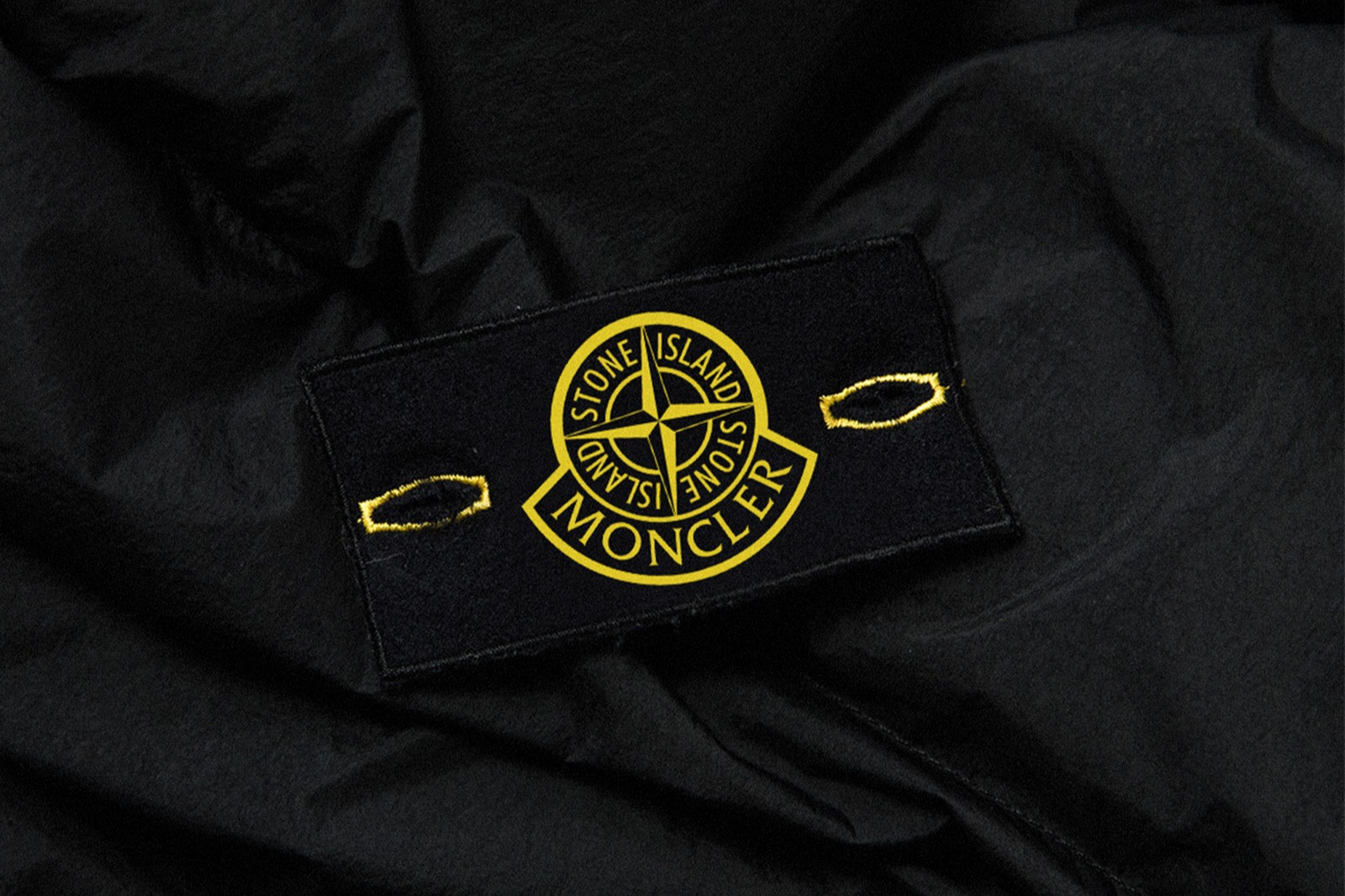Совместный логотип Moncler и Stone Island