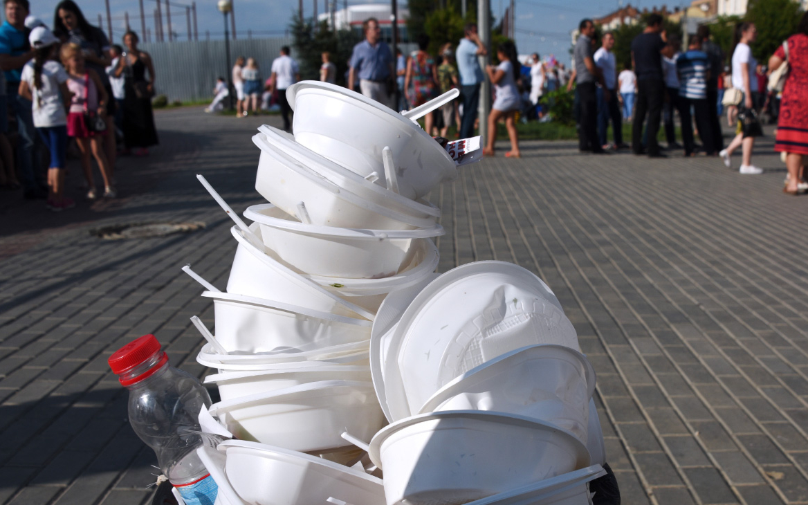 Абрамченко предложила запретить пластиковые трубочки и посуду