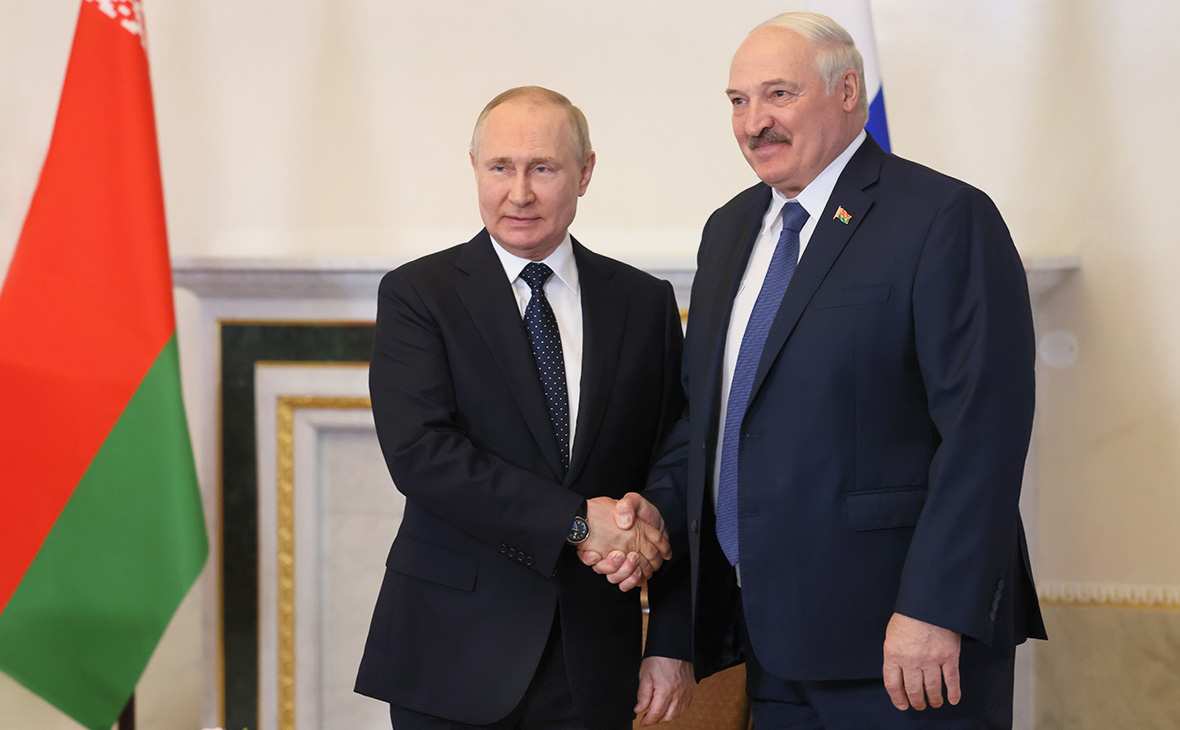 Владимир Путин и&nbsp;Александр Лукашенко