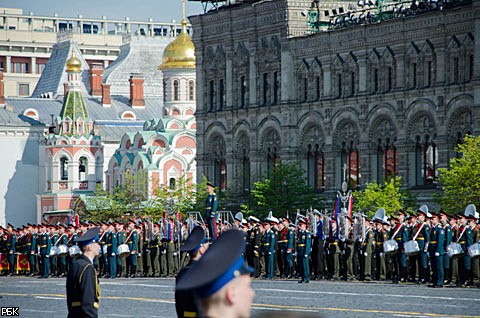 Репетиция парада Победы в Москве