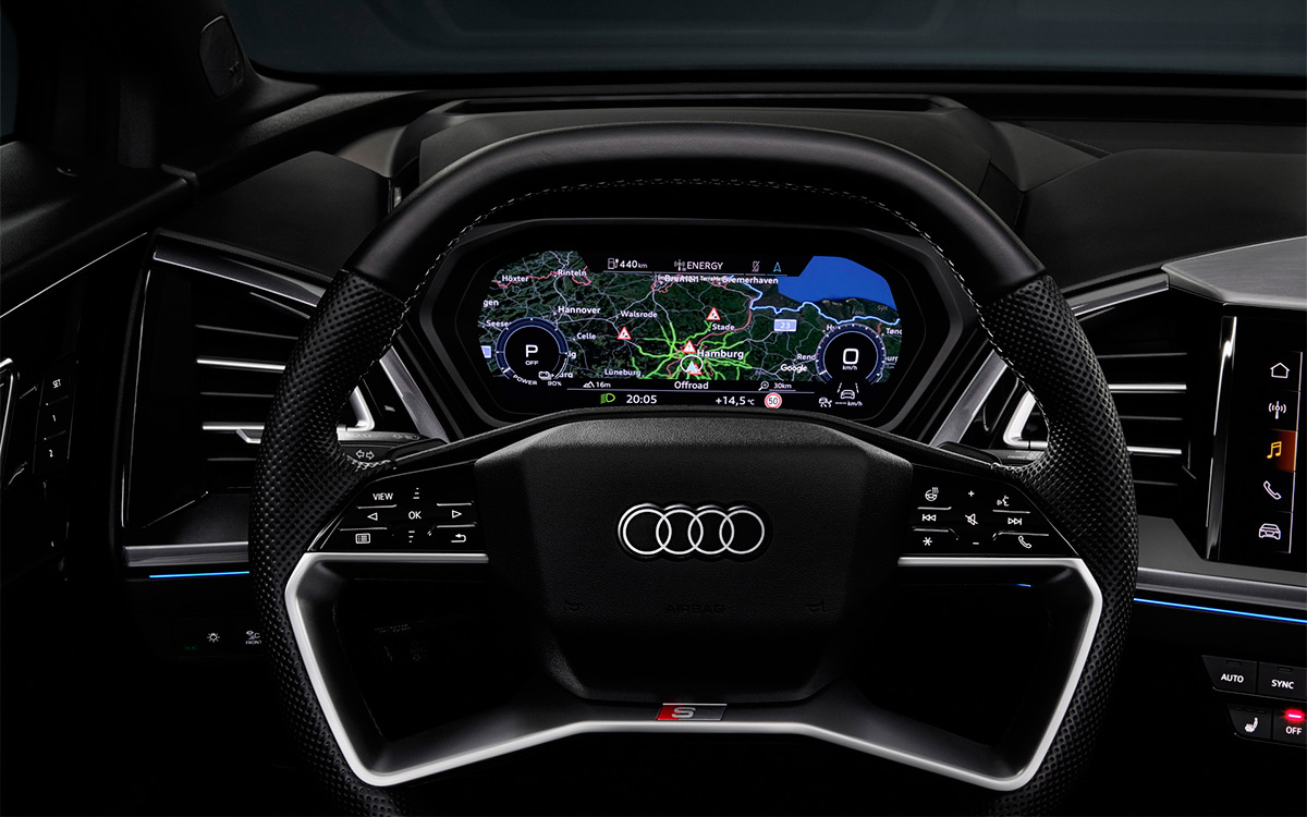 Audi рассказала о салоне нового кроссовера Q4 e-tron