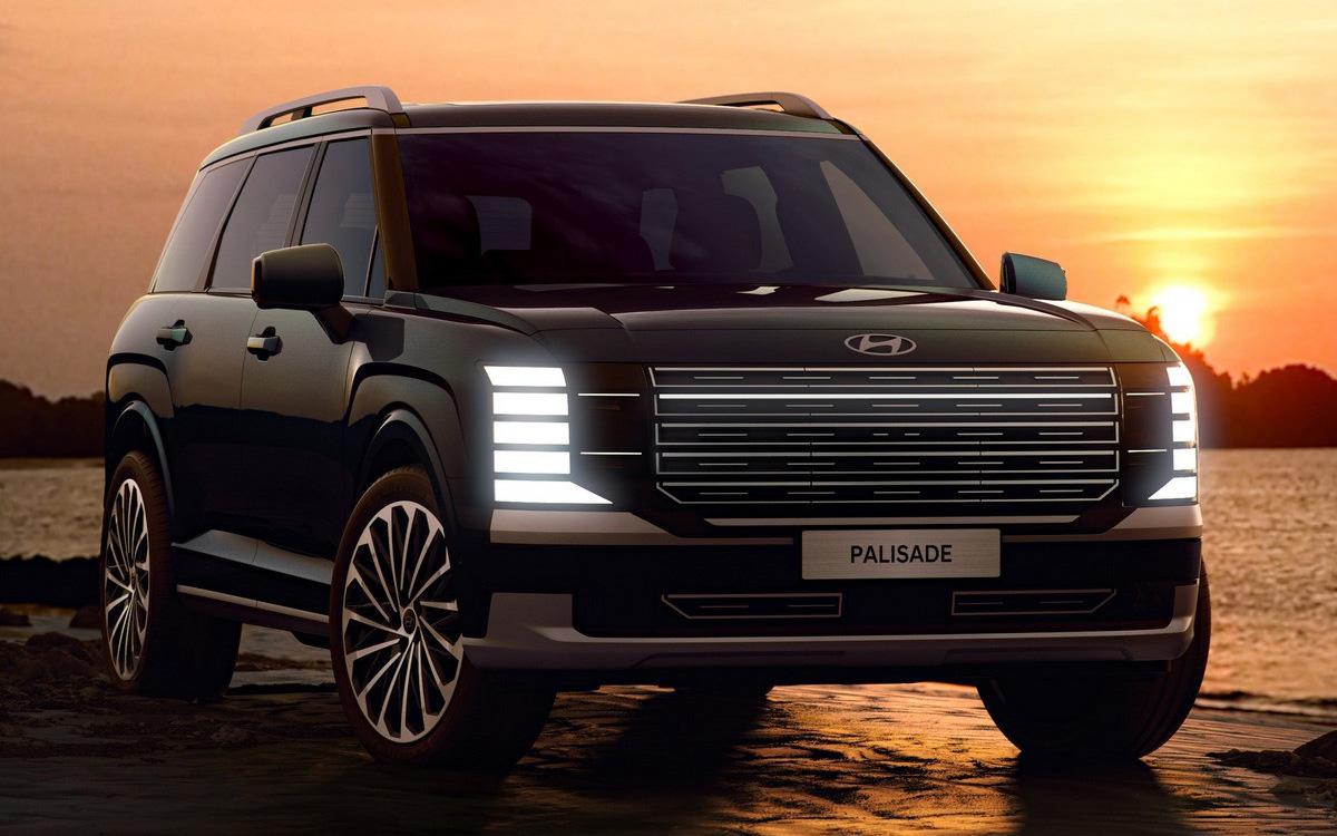 Hyundai показал новый Palisade. Круглая панель и 9 мест