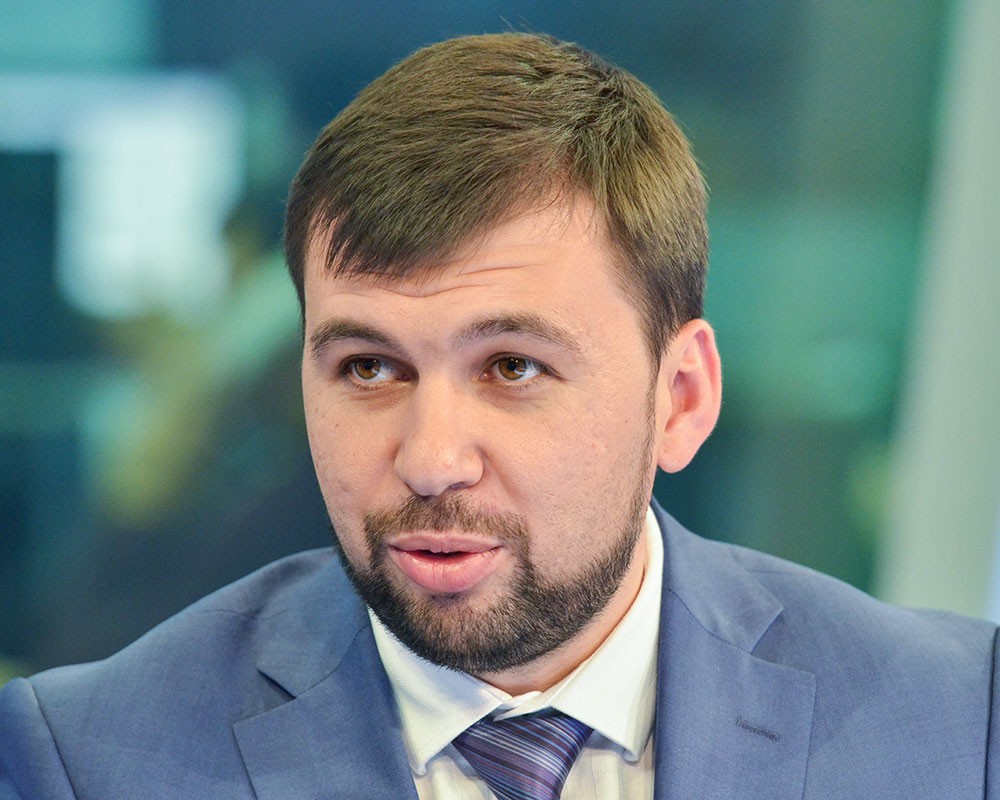 Спикер Верховного совета самопровозглашенной Донецкой народной республики Денис Пушилин 