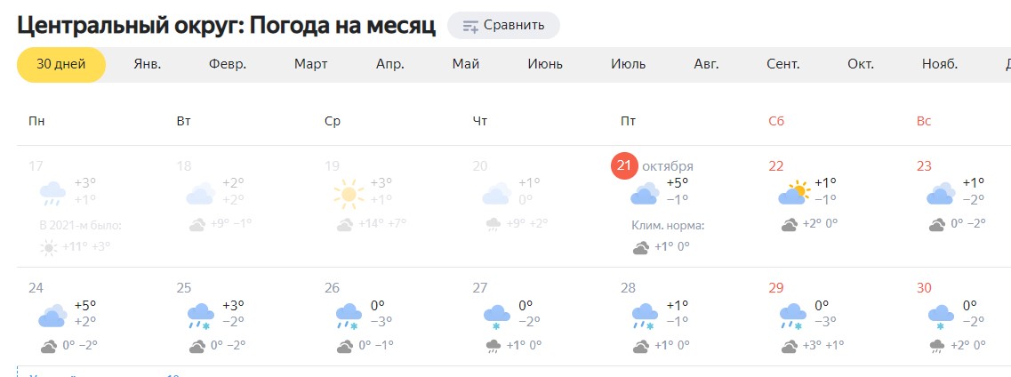 Синоптики прогнозируют снежную неделю в Тюмени