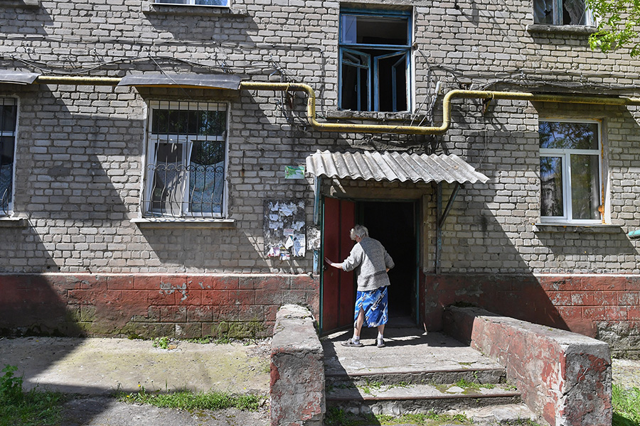 Последствия обстрела микрорайона Юбилейный, Луганск
