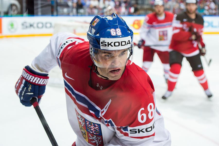 Caption: May 16, 2015 &mdash;&nbsp;Prag, Tschechien &mdash;&nbsp;Prag, 16.5.2015, Ice Hockey IIHF World Championships, Kanada &mdash;&nbsp;Tschechien, Jaromir Jagr (CZE)&nbsp;