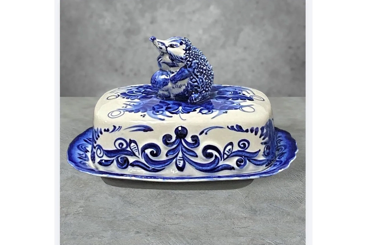 Масленка с ежиком