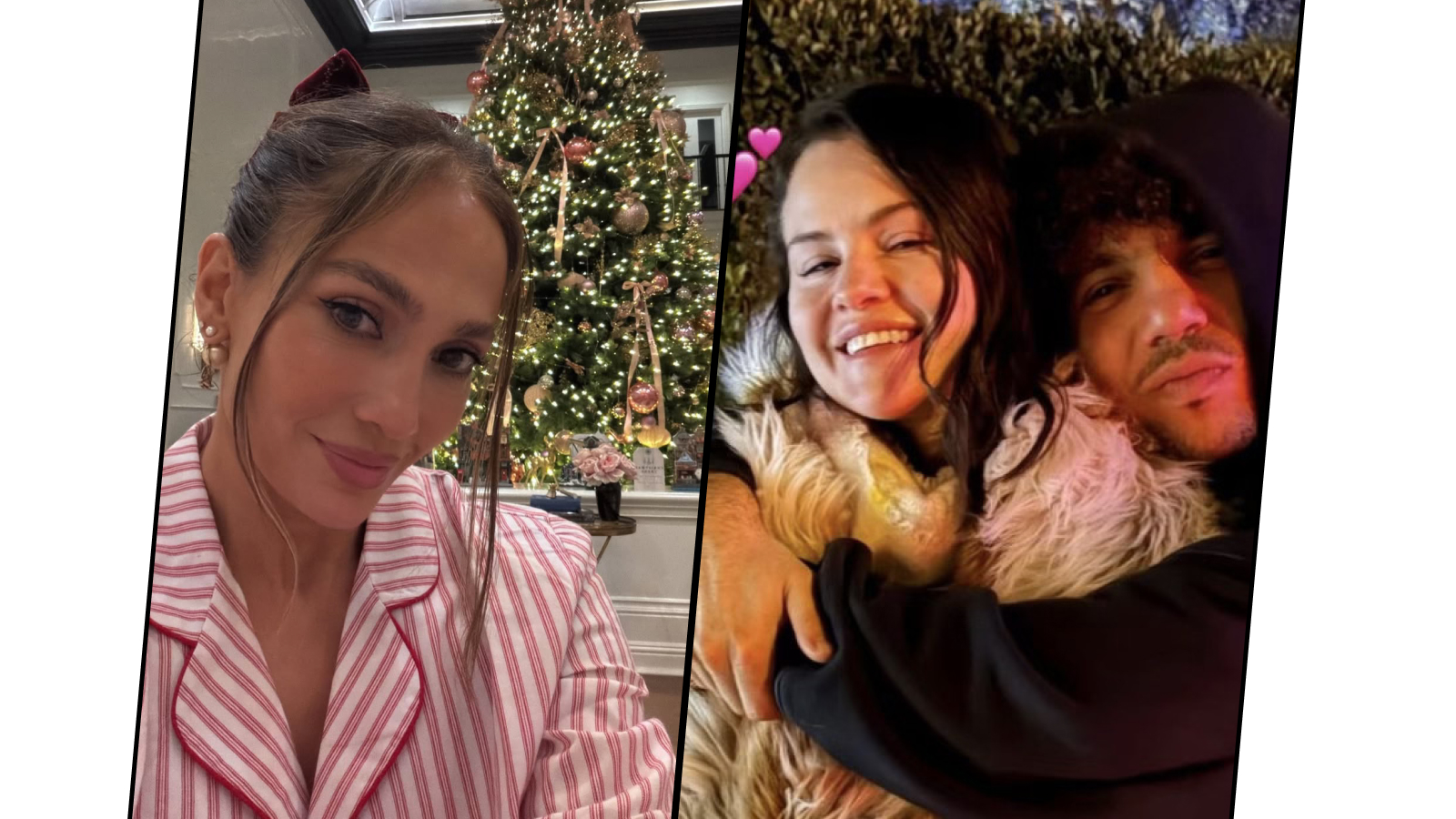 Дженнифер Лопес и Селена Гомес с мужем Бенни Бланко