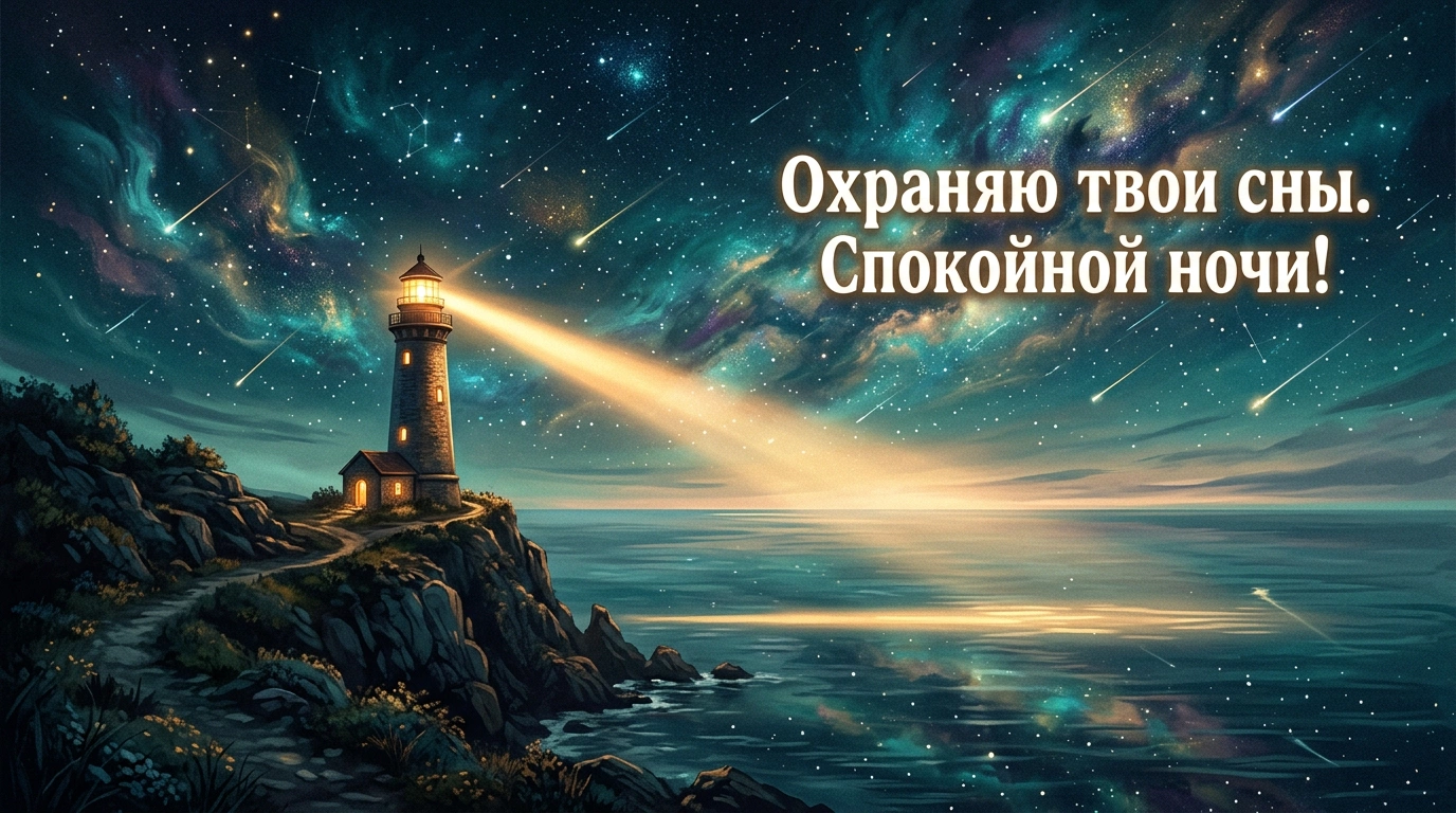 Открытки «Спокойной ночи!» для родных и любимых: 25 уютных картинок