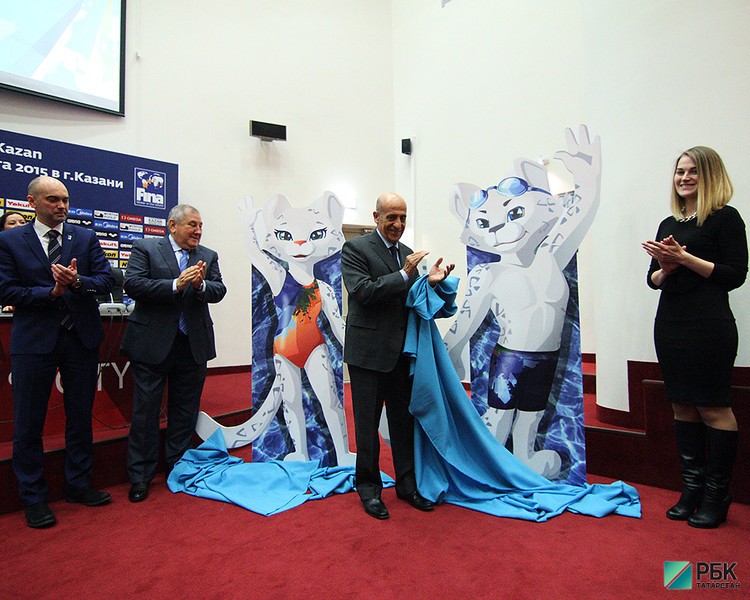 Талисманы ЧМ-2015 по водным видам спорта в Казани представили публике