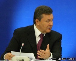В.Янукович: Слияние "Нефтегаза" и Газпрома" можно обсуждать