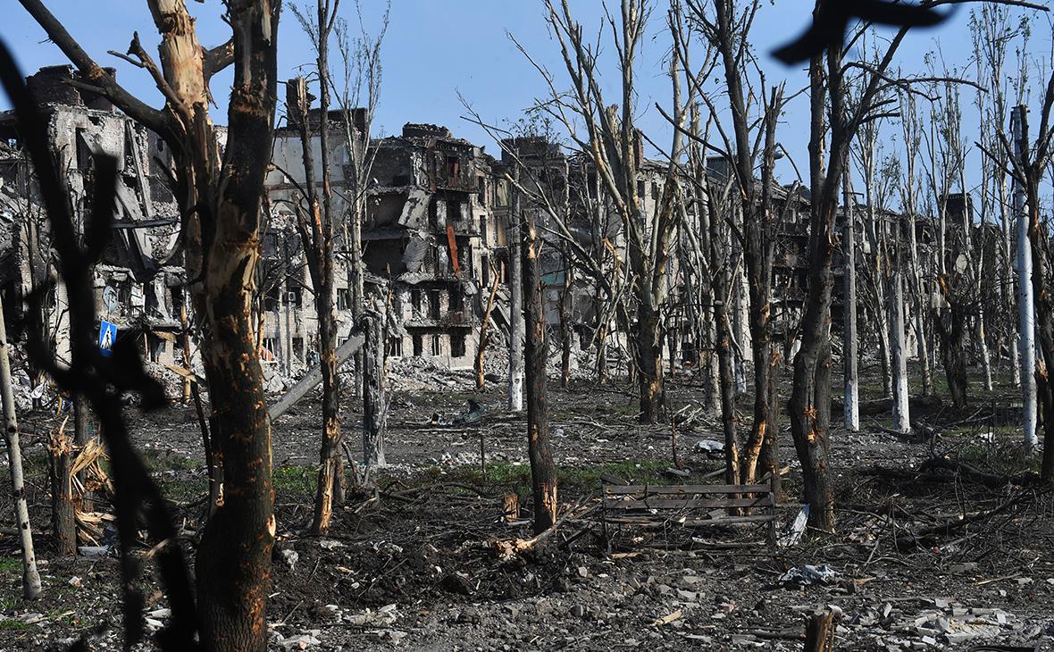 Разрушенные дома в Артемовске