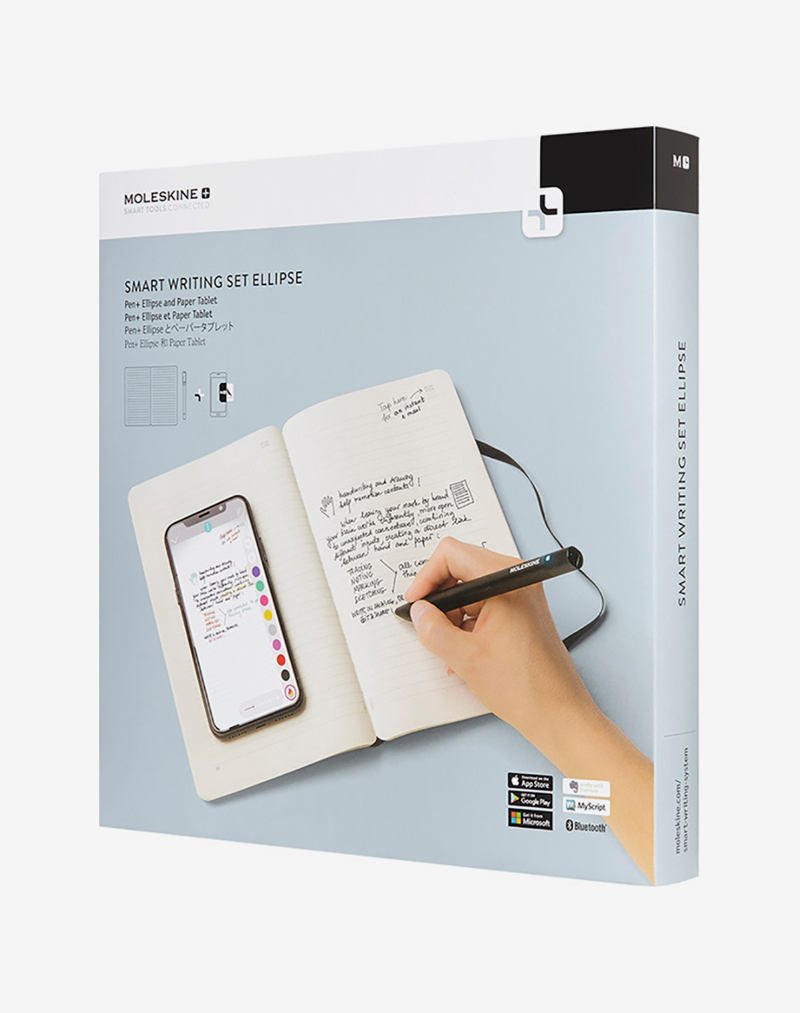 Набор Moleskine Smart: блокнот Paper Tablet, ручка PEN+ Ellipse (Ozon)